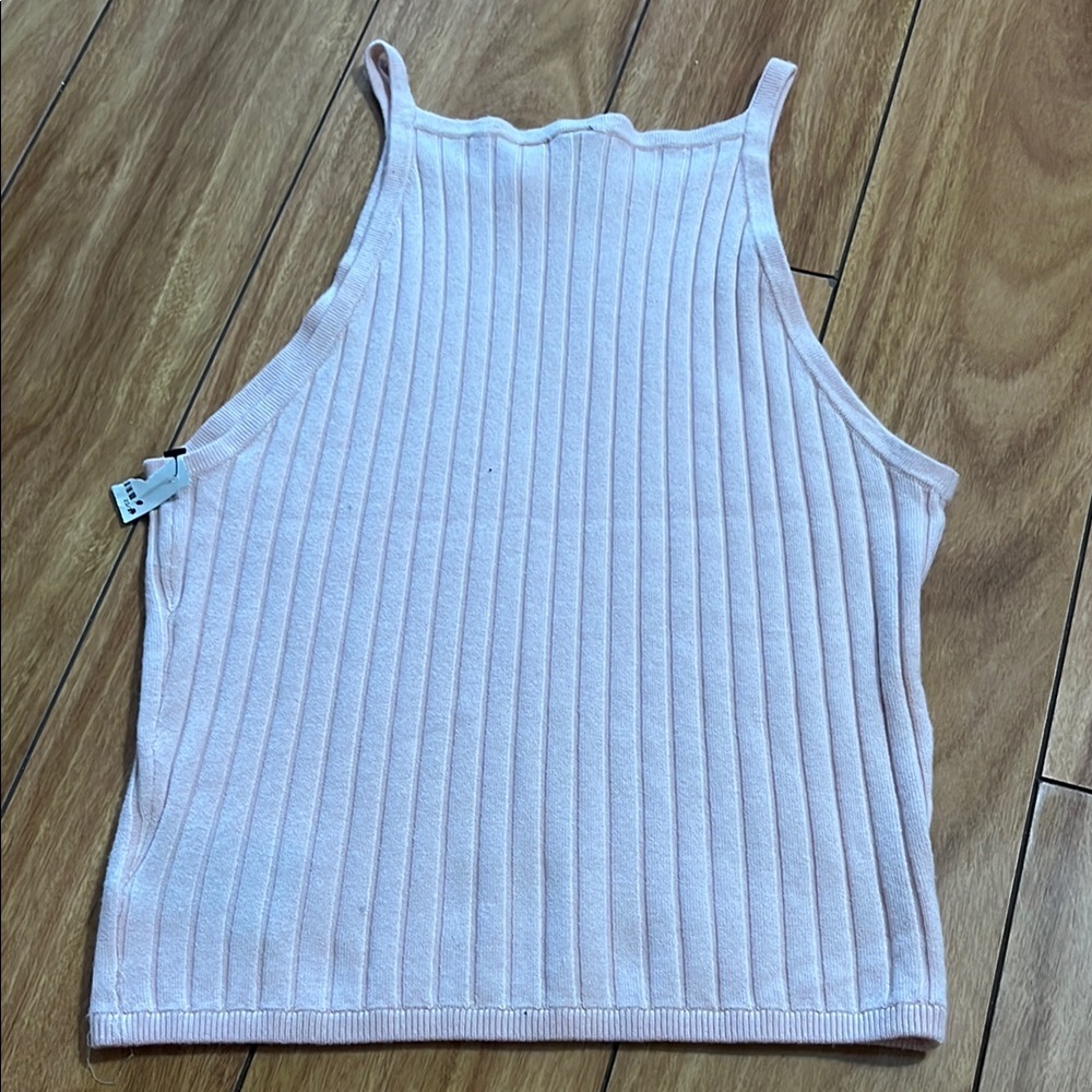 H&M Pink Ribbed Women's Top - Picture 4 of 4